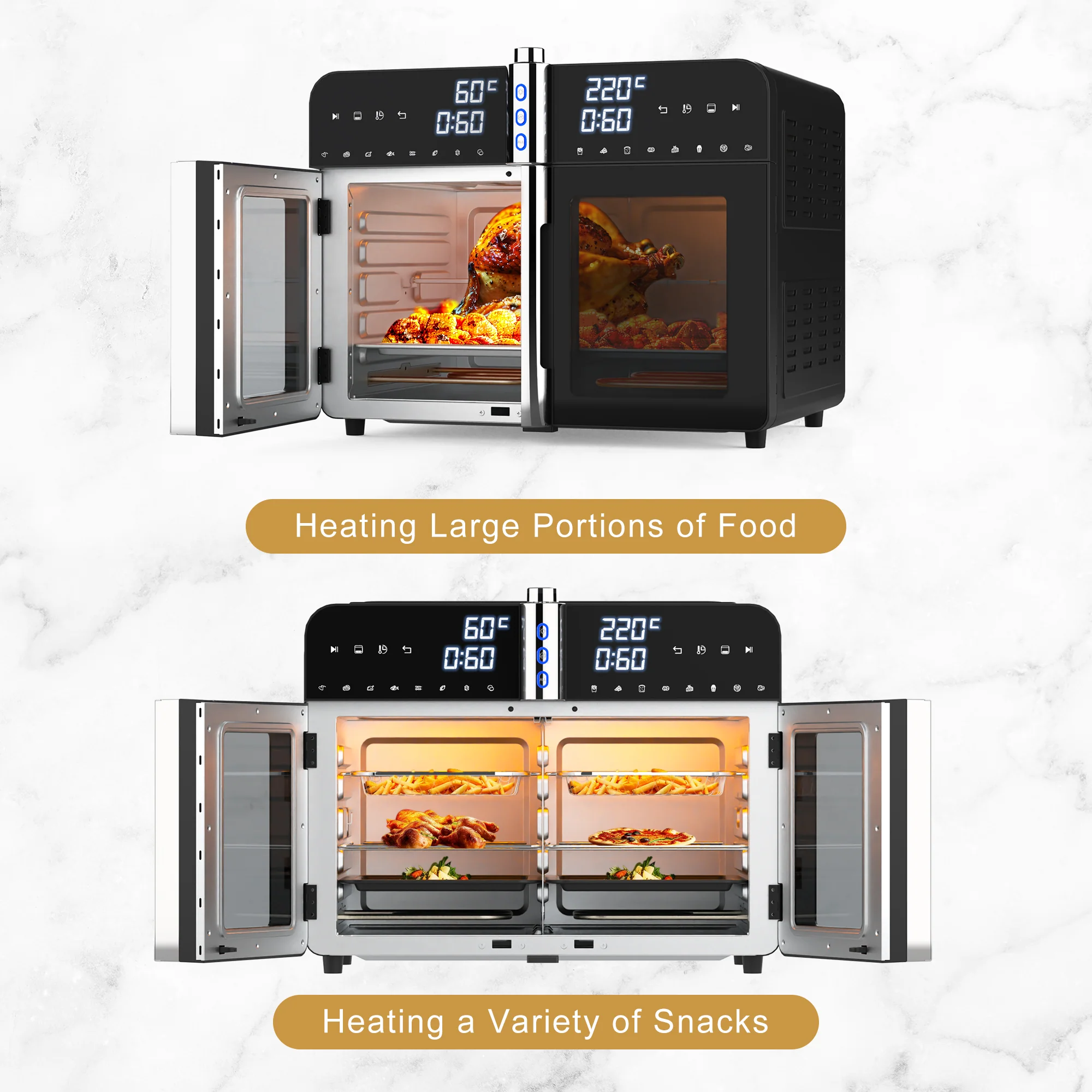 40L Air Fryer Oven 360 Toaster