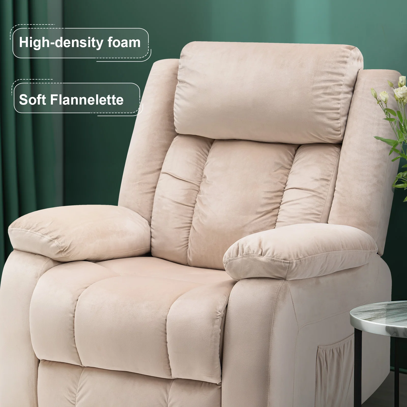 Recliner Chair 360 Swivel Massage Chair