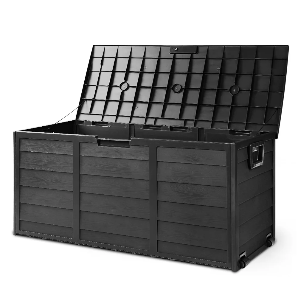 Weather-Resistant 290L Storage Box with Wheels - Gardeon