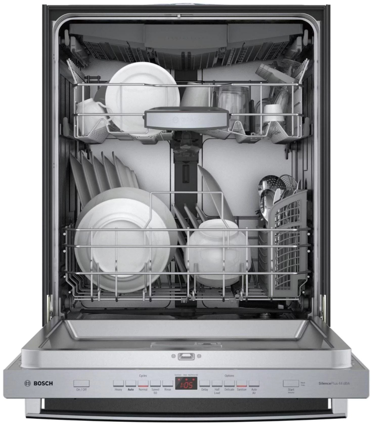 Bosch 500 Series 24��� Stainless Steel Built in Dishwasher-SHPM65Z55N