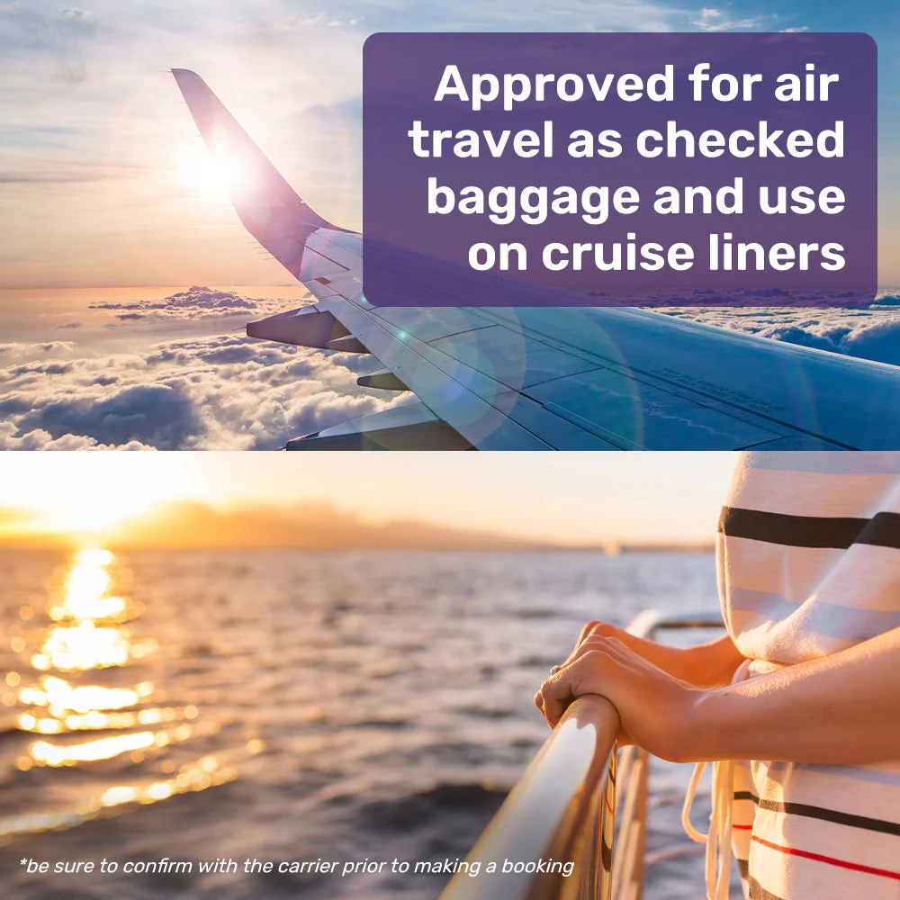 EQUIPMED Power Electric Wheelchair, Folding, Airline Approved, ARTG Certified, Recline Adjustment, Headrest, Aluminium Frame, Lithium Battery