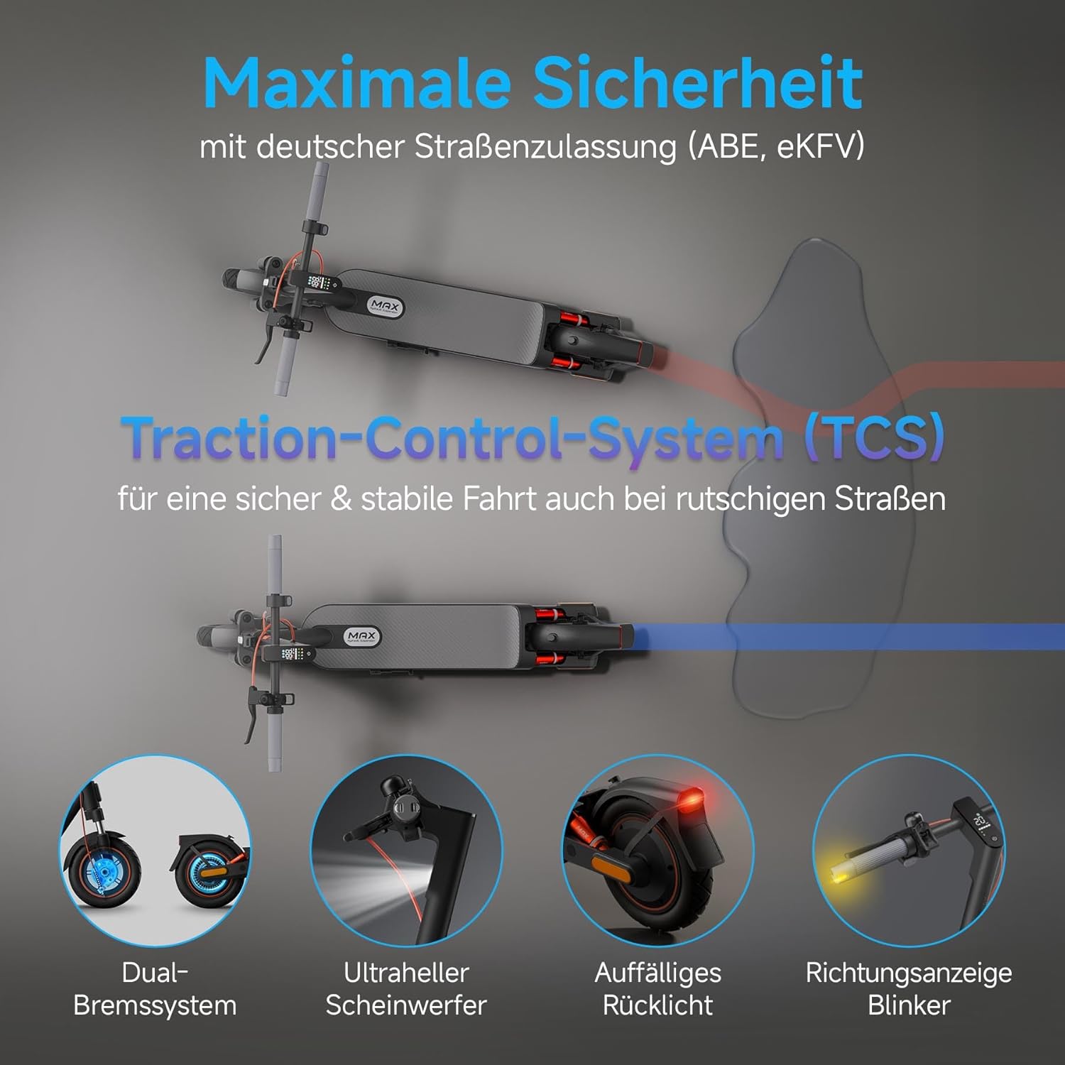 Xiaomi E-Scooter with German Road Legal (Max 20 km/h, Up to 70 km Range & 25 Percent Incline, Pneumatic Tyres, Dual Brakes, Display, Aluminium Body, App)
