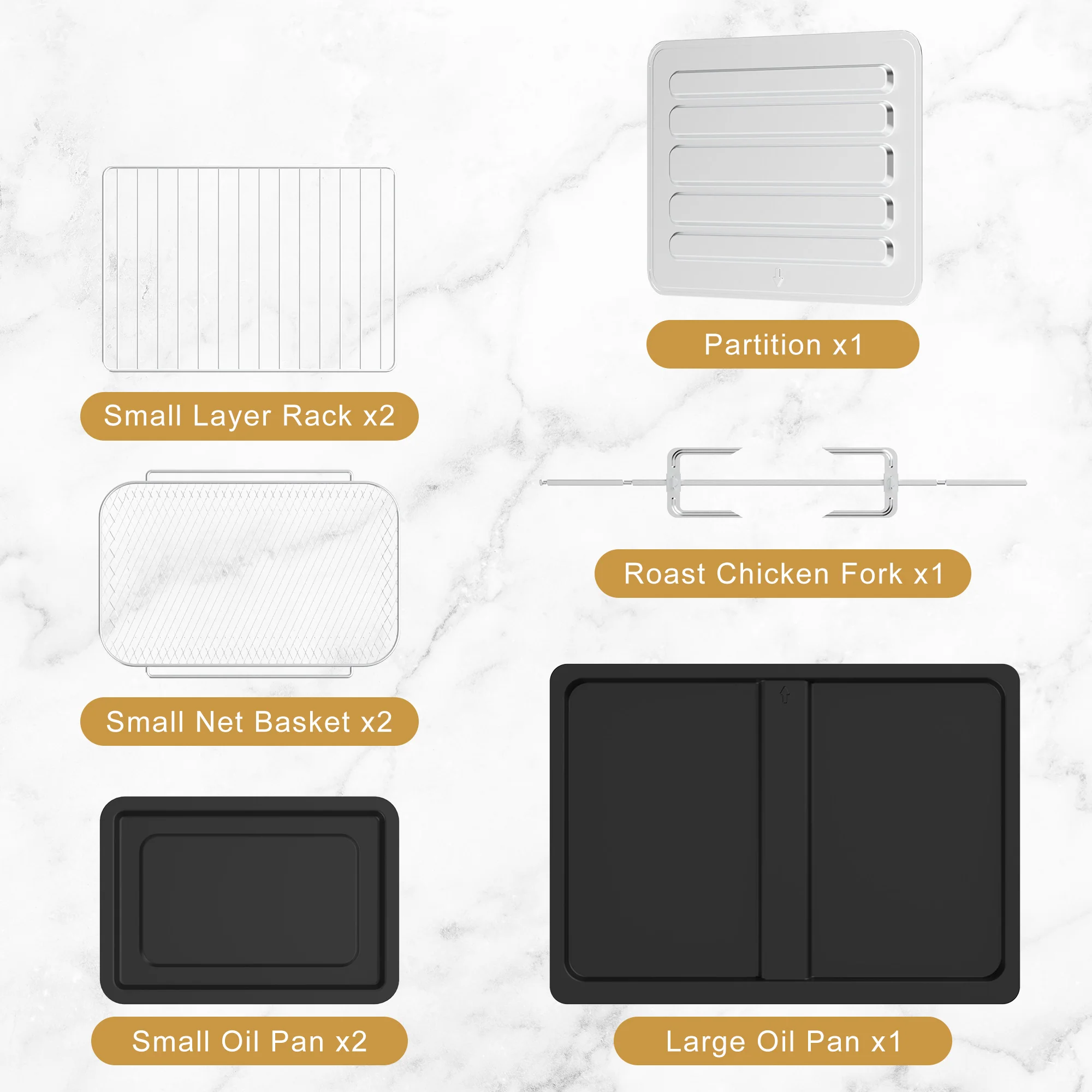 40L Air Fryer Oven 360 Toaster