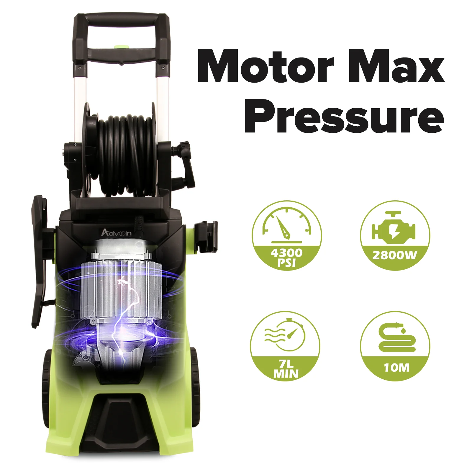 2800W 4300Psi Electric Pressure Washer