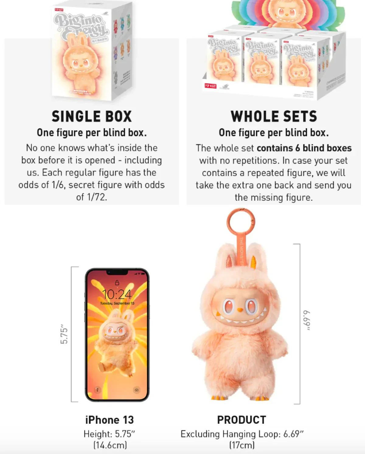 Pop Mart Labubu The Monsters Big into Energy Series