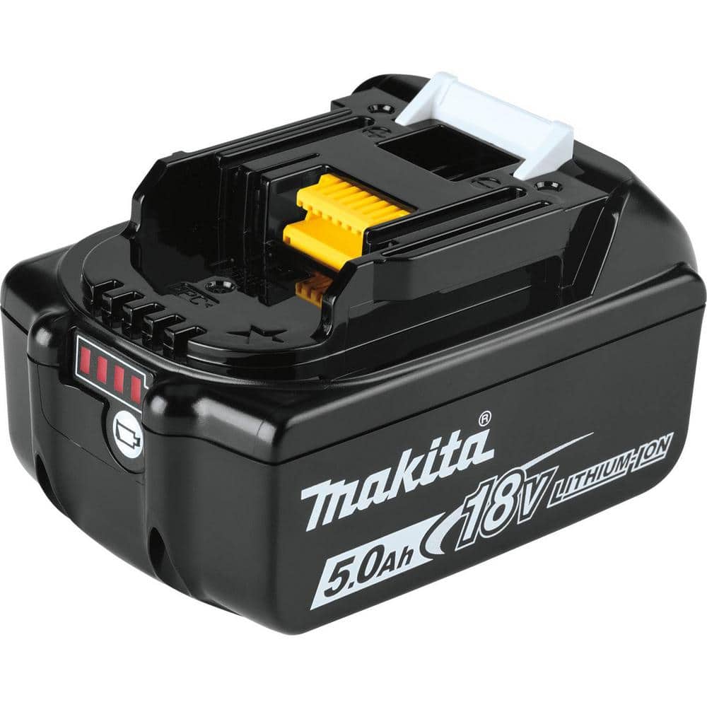 18-Volt LXT Battery and Rapid Optimum Charger Starter Pack (5.0Ah) with bonus 18V LXT Brushless Cut-Off/Angle Grinder BL1850BDC2XAG04