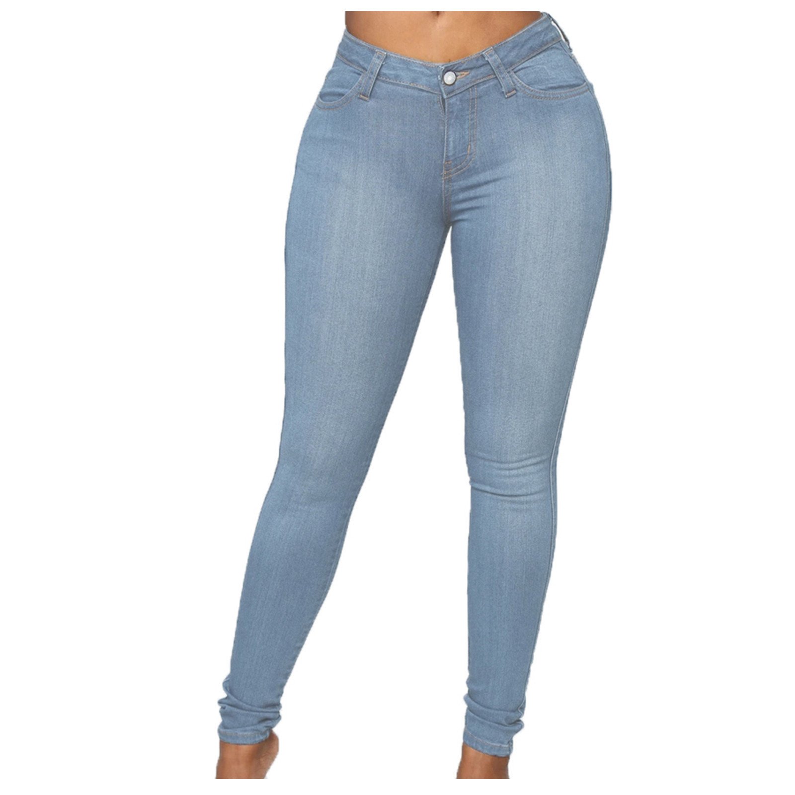 Womena??s Slim Fit Stretch Denim Jeans a?? Skinny Business Casual