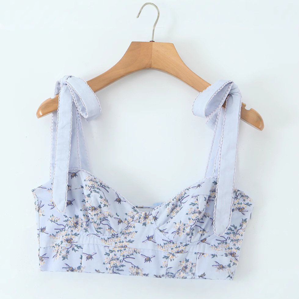 Blue Lace Button Dress a?? Sleeveless U-Neck Short Elegant Dress