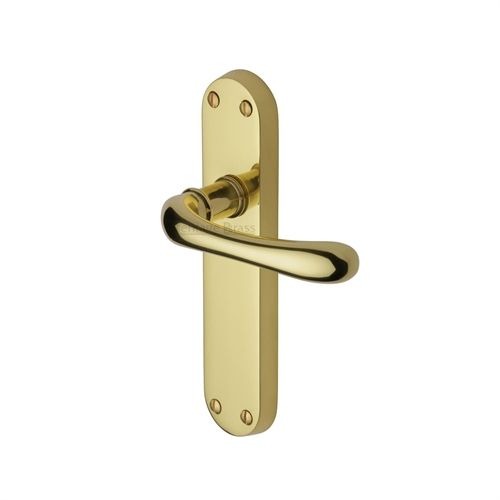 Door Handles - Polished Brass