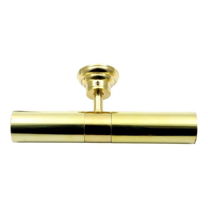 Concealed Tube Connection Bracket - Polished Brass
