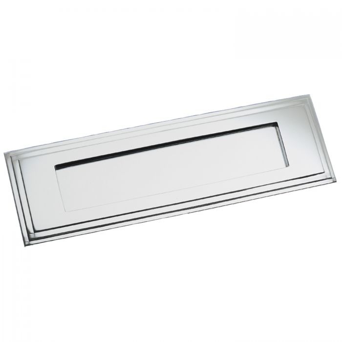 Edwardian Letter Plate - Polished Chrome
