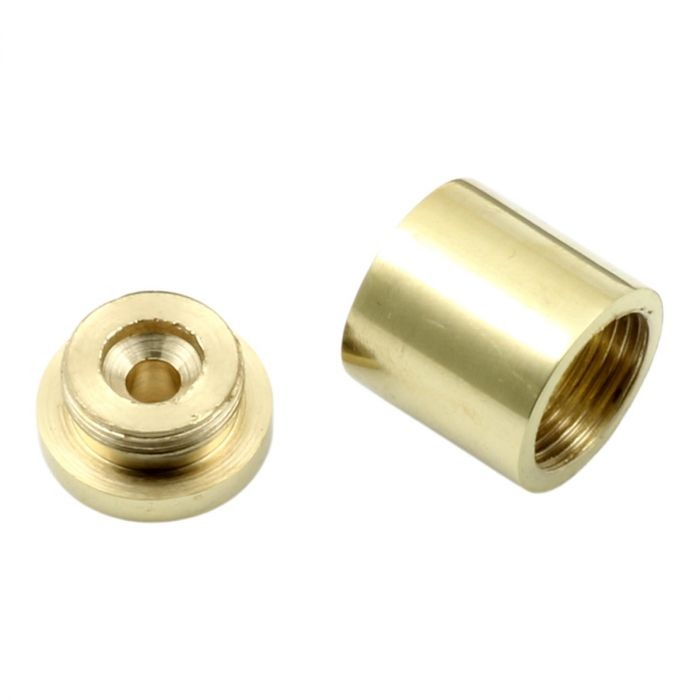 Concealed Socket Bracket Ø13mm - Polished Brass