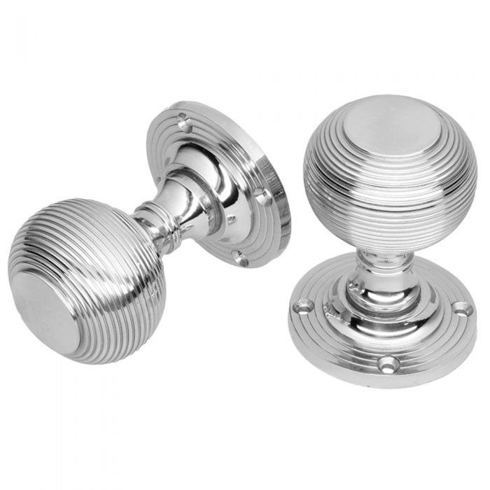 Beehive Knob - Polished Chrome