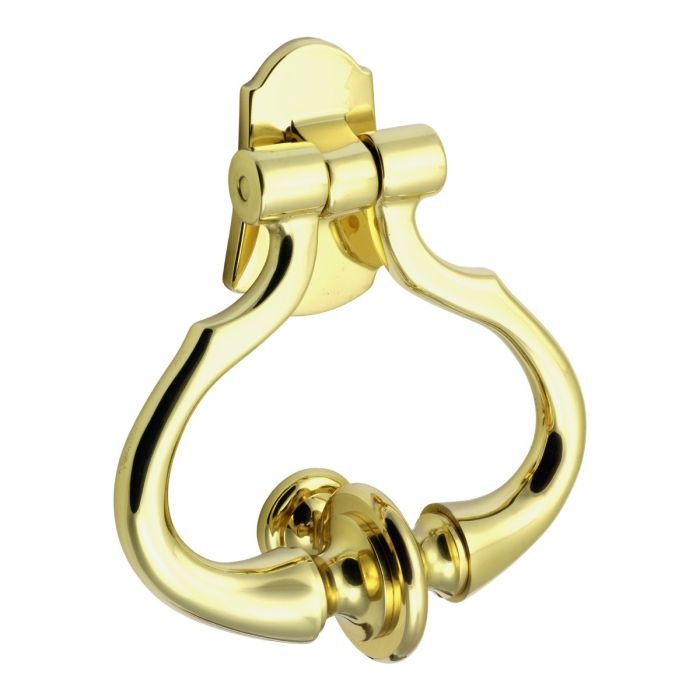 Diplomat Knocker - Polished Brass