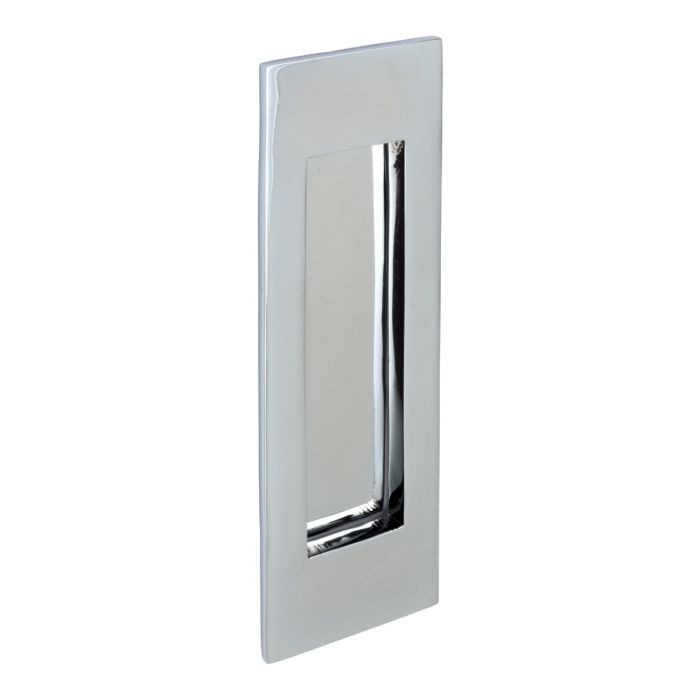 Vertical Letter Plate - Polished Chrome