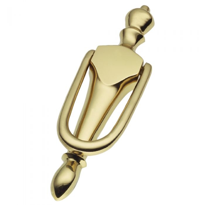 Slim Urn Knocker - Polished Brass