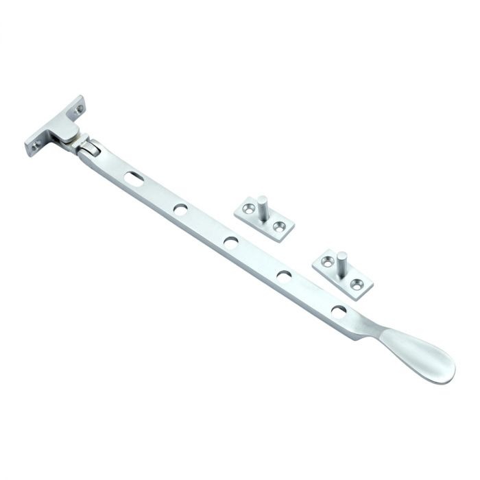 Casement Stay Spoon End - Satin Chrome