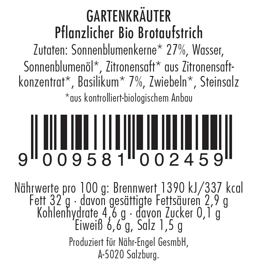 Mon Pate Gartenkräuter Bio Aufstrich 20 Stk.
