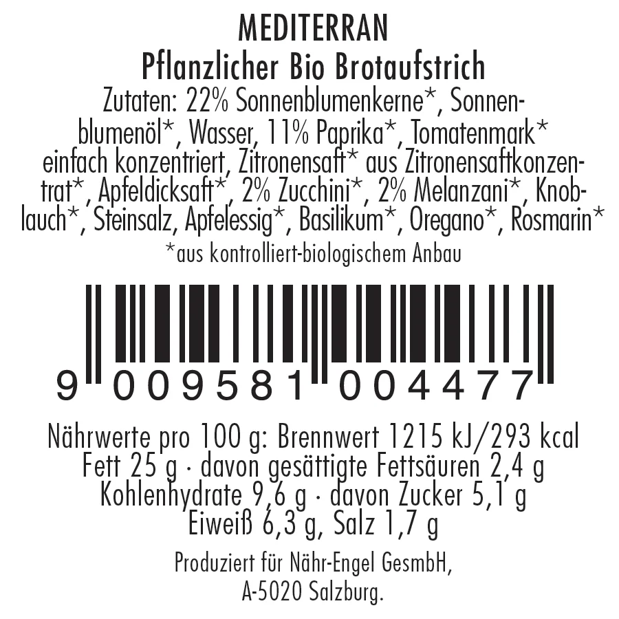 Mon Pate Mediterran Bio Aufstrich 20 Stk.