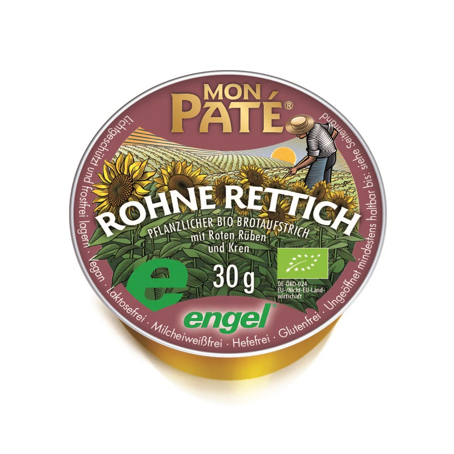 Mon Pate Rohne Rettich Bio Aufstrich 20 Stk.