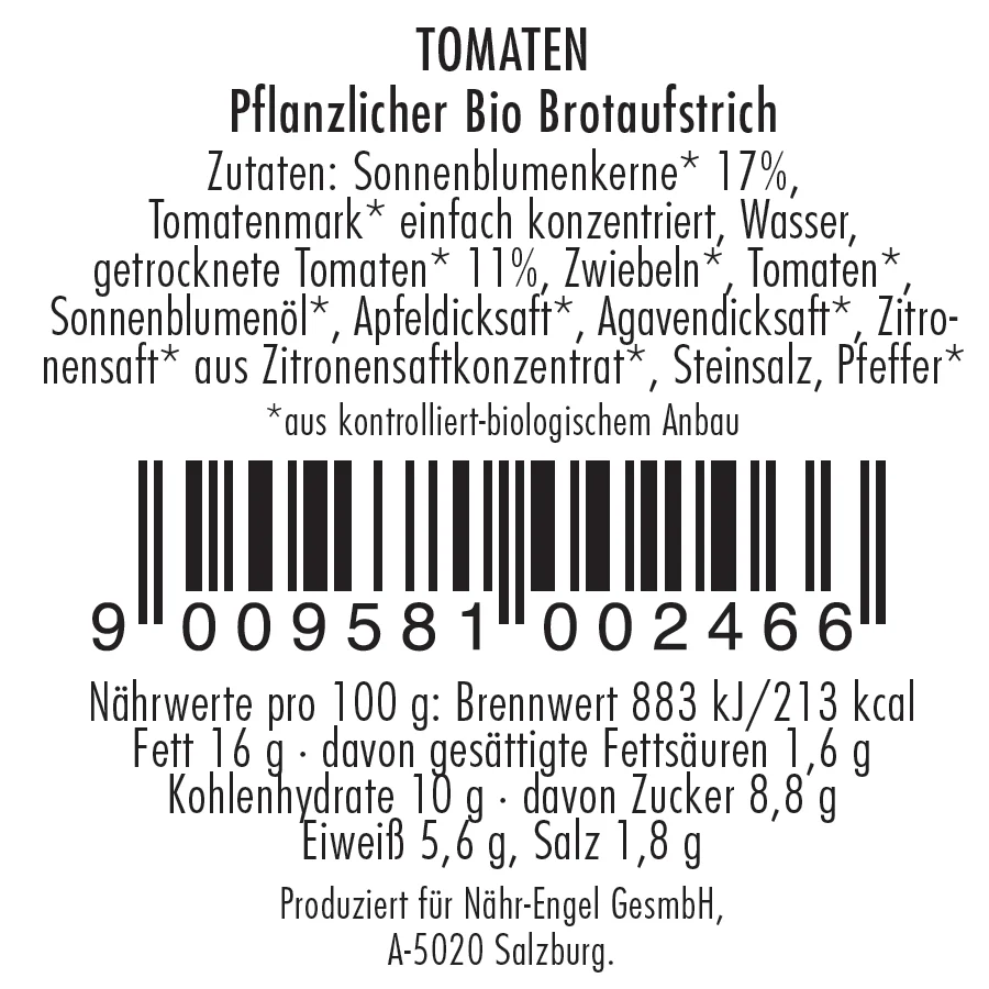 Mon Pate Tomate Bio Aufstrich 20 Stk.