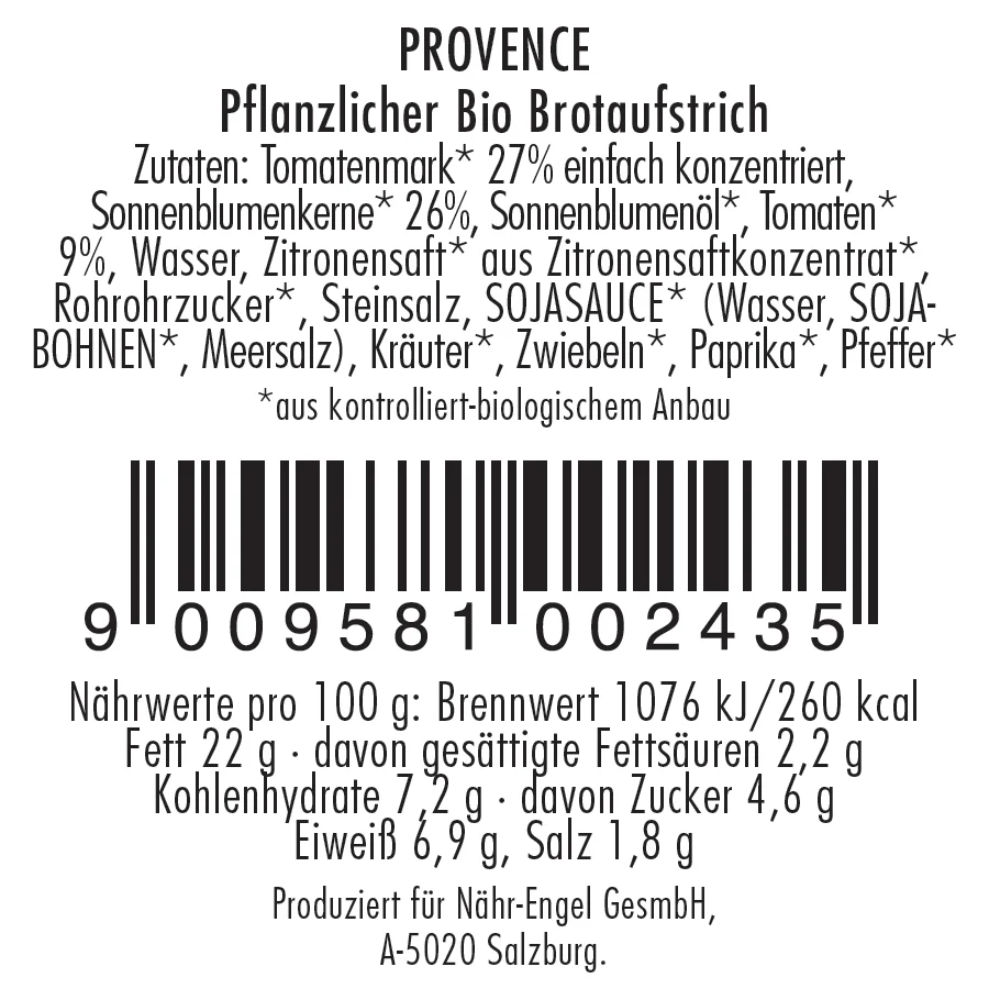Mon Pate Provence Bio Aufstrich 20 Stk.