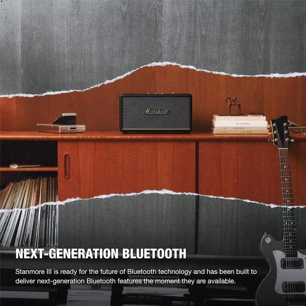 Marshall Stanmore III Bluetooth-Lautsprecher, Kabellos – Schwarz