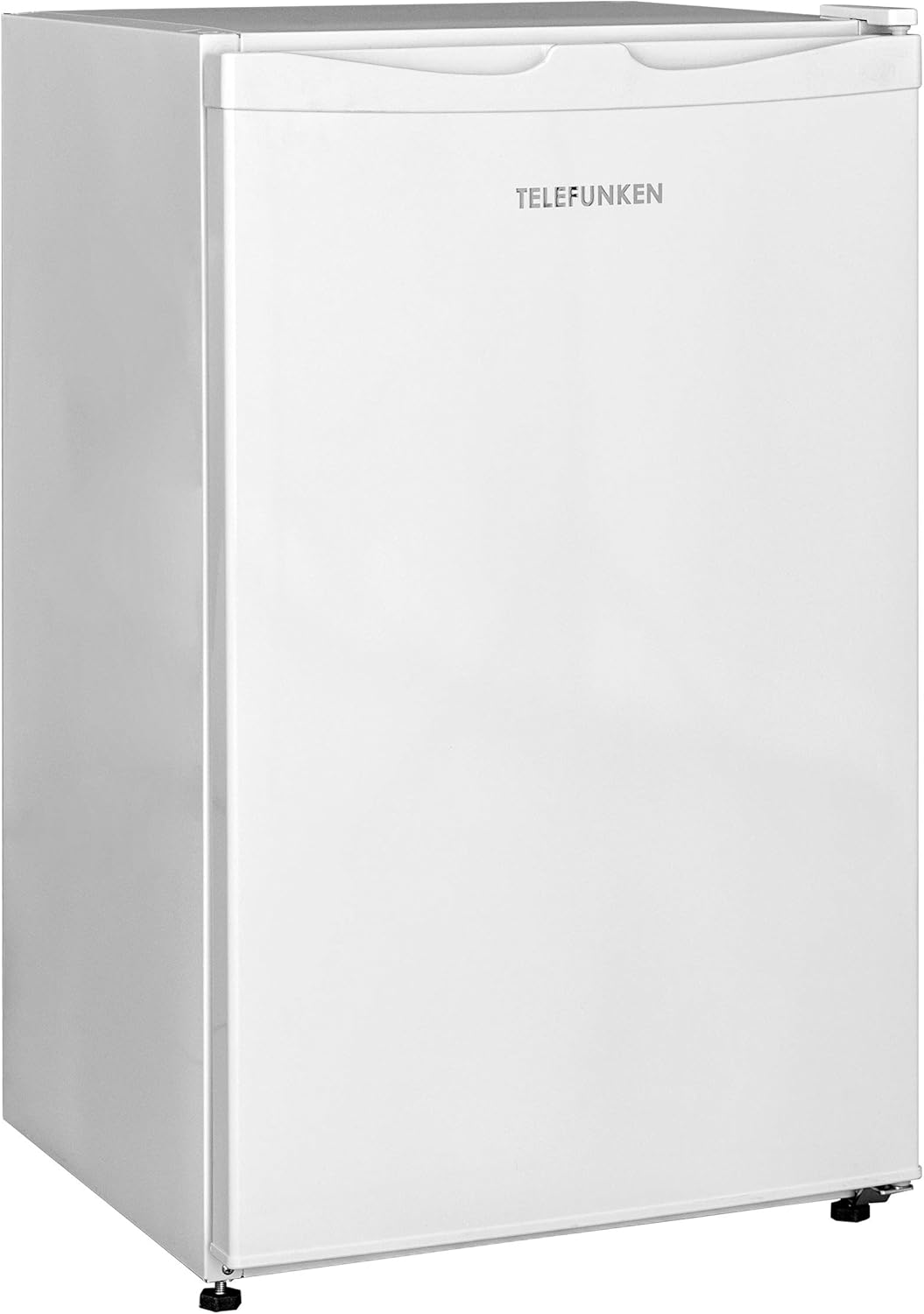 TELEFUNKEN Kühlschrank ohne Gefrierfach, Freistehend, 90 L Gesamt-Nutzinhalt, Kühlschrank klein mit Gemüsefach & 3 Ablagen, Temperaturregelung, LED Innenbeleuchtung, CF-31-121-B schwarz