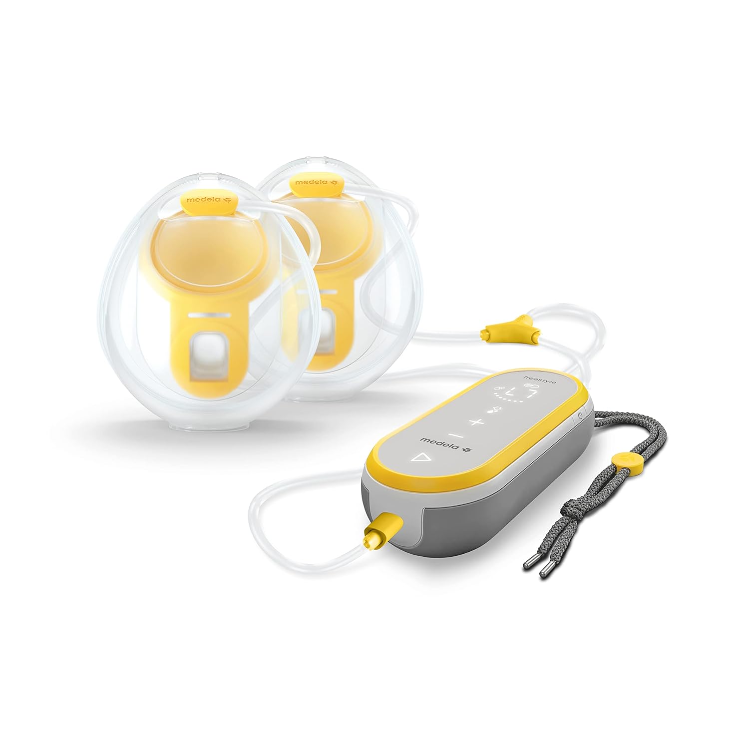 Medela Freestyle Hands-free Elektrische Doppel-Milchpumpe mit direkt im BH tragbaren Auffangschalen – Verbindbar mit der Medela Family App – Tragbares und diskretes Design