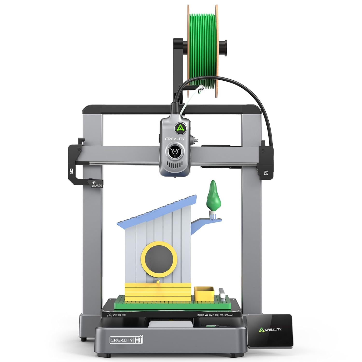Creality K2 Plus Combo 3D-Drucker, 16-Farben Multimaterial-Druck, 350³mm XXL-Bauraum, Servo-Direktantrieb, Dual-KI-Kameras, Ultra-Leise
