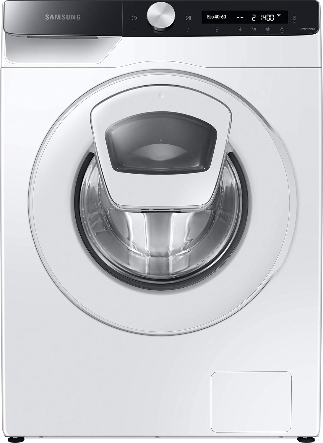 Samsung WW8NK52K0VW/EG Waschmaschine, 8 kg, 1200 U/min, SLIM Platzsparer, Ecobubble, AddWash, Hygiene-Dampfprogramm, Weiß
