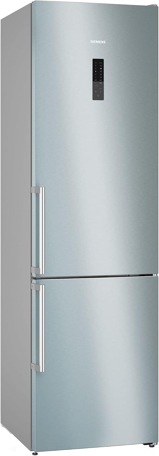 SIEMENS KG39EAICA iQ500 Kühl-Gefrier-Kombination, 201 x 60 cm, 249 L Kühlen + 94 L Gefrieren, LowFrost seltener abtauen, LED-Beleuchtung gleichmige Ausleuchtung, BigBox Platz für groes Gefriergut