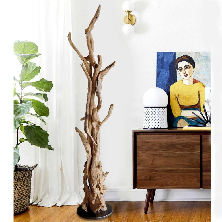 Wurzelholz Handtaschenstnder BLUMA Hhe 180 cm