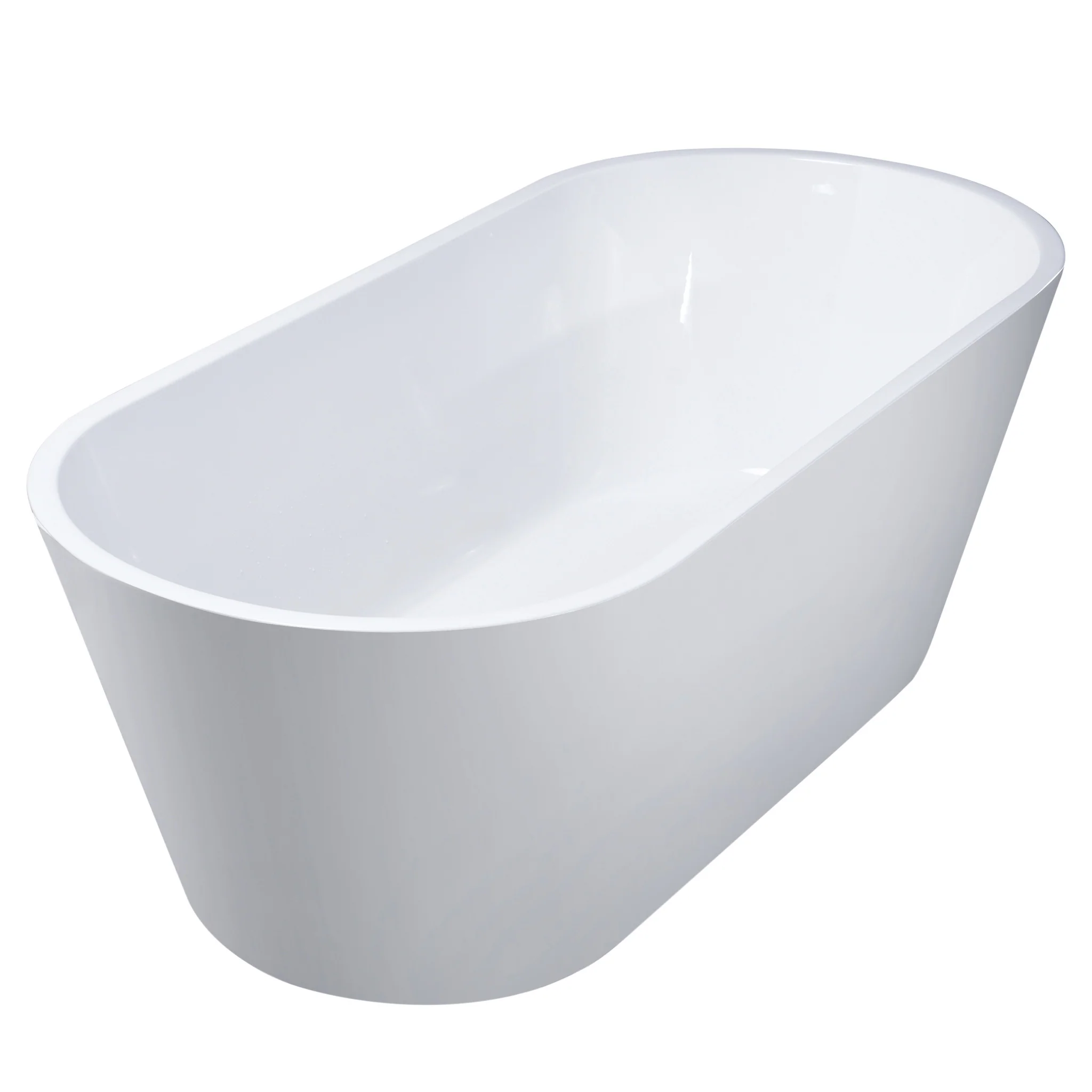 Lykke Badewanne Polar Deluxe 1600x750x580mm, Wei