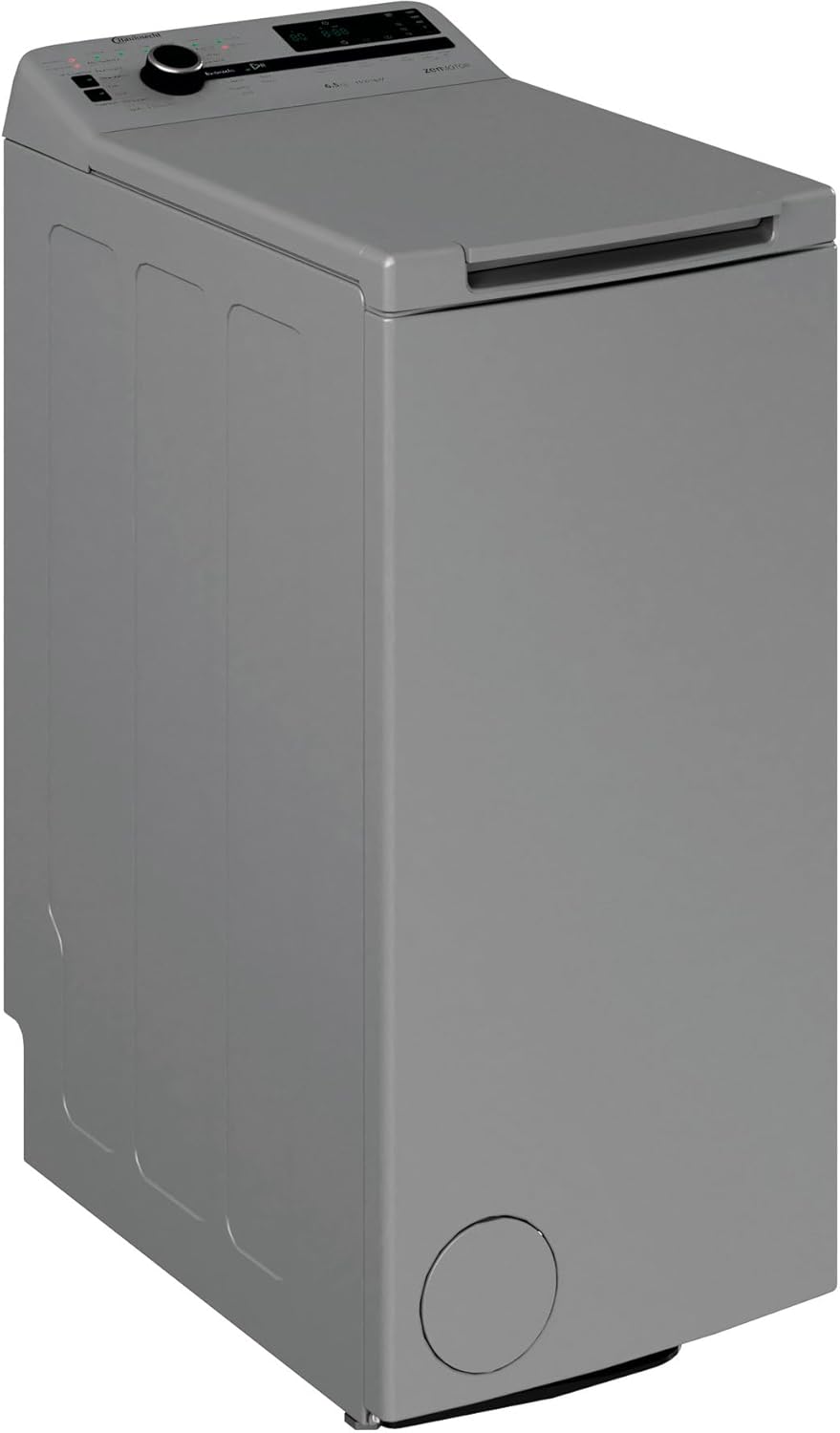 Bauknecht WMT Silver 6513 D4 Toplader-Waschmaschine/ 6,5 kg/ 1300 UpM/Vollwasserschutz/Autom.-Trommelpositionierung/SoftOpening/ 15° Green&Clean/Kurz 30/ Aqua Saver/Extra Spülen/Startzeitvorwahl