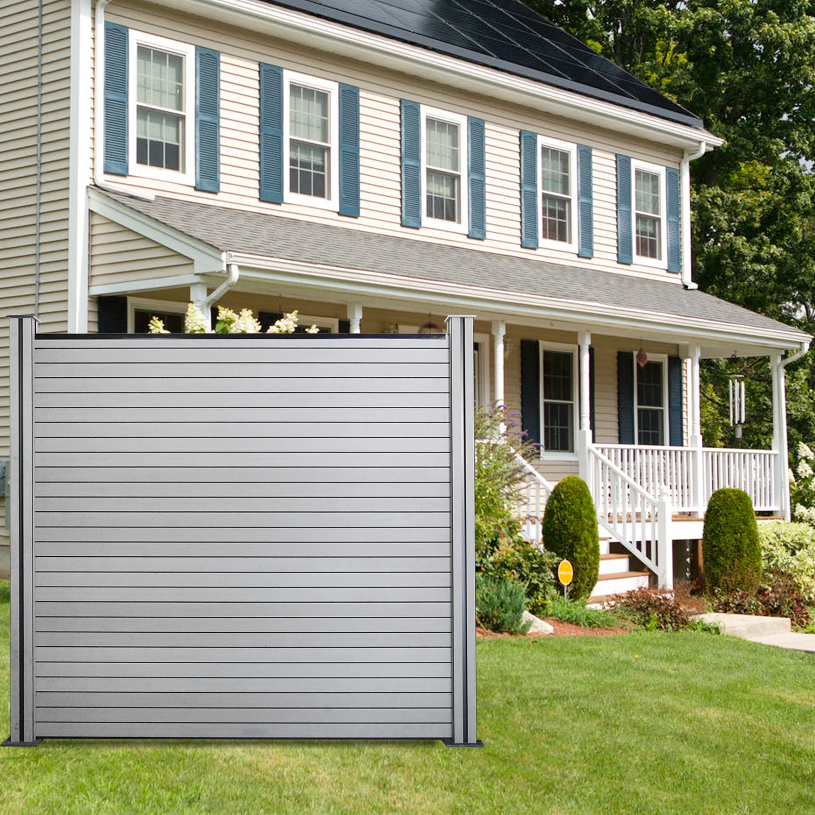 Sonnewelt WPC Sichtschutzzaun Zaun Sichtschutz