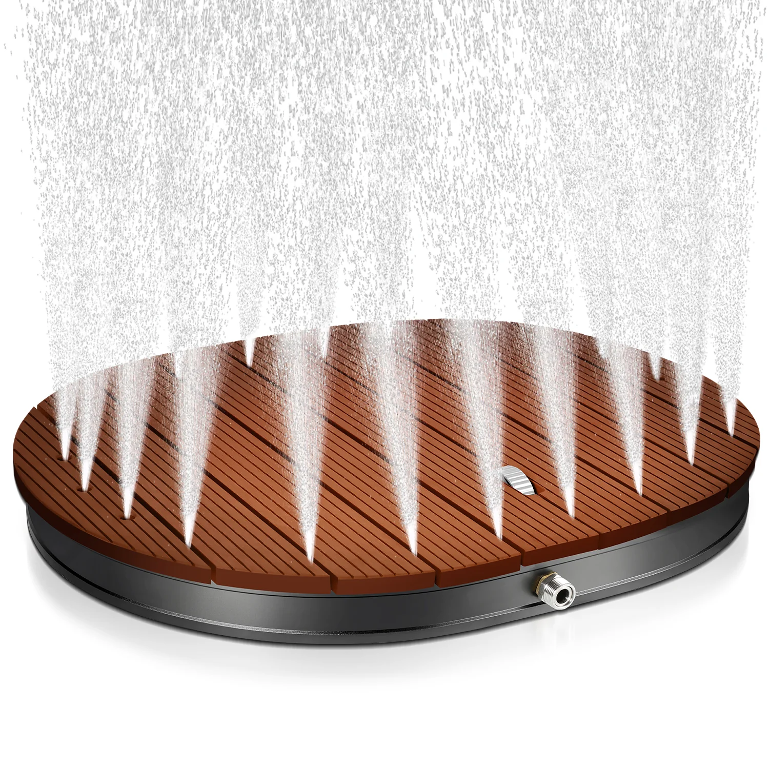 Sonnewelt Bodendusche Gartendusche mit Furad und Kupfer-Düsen