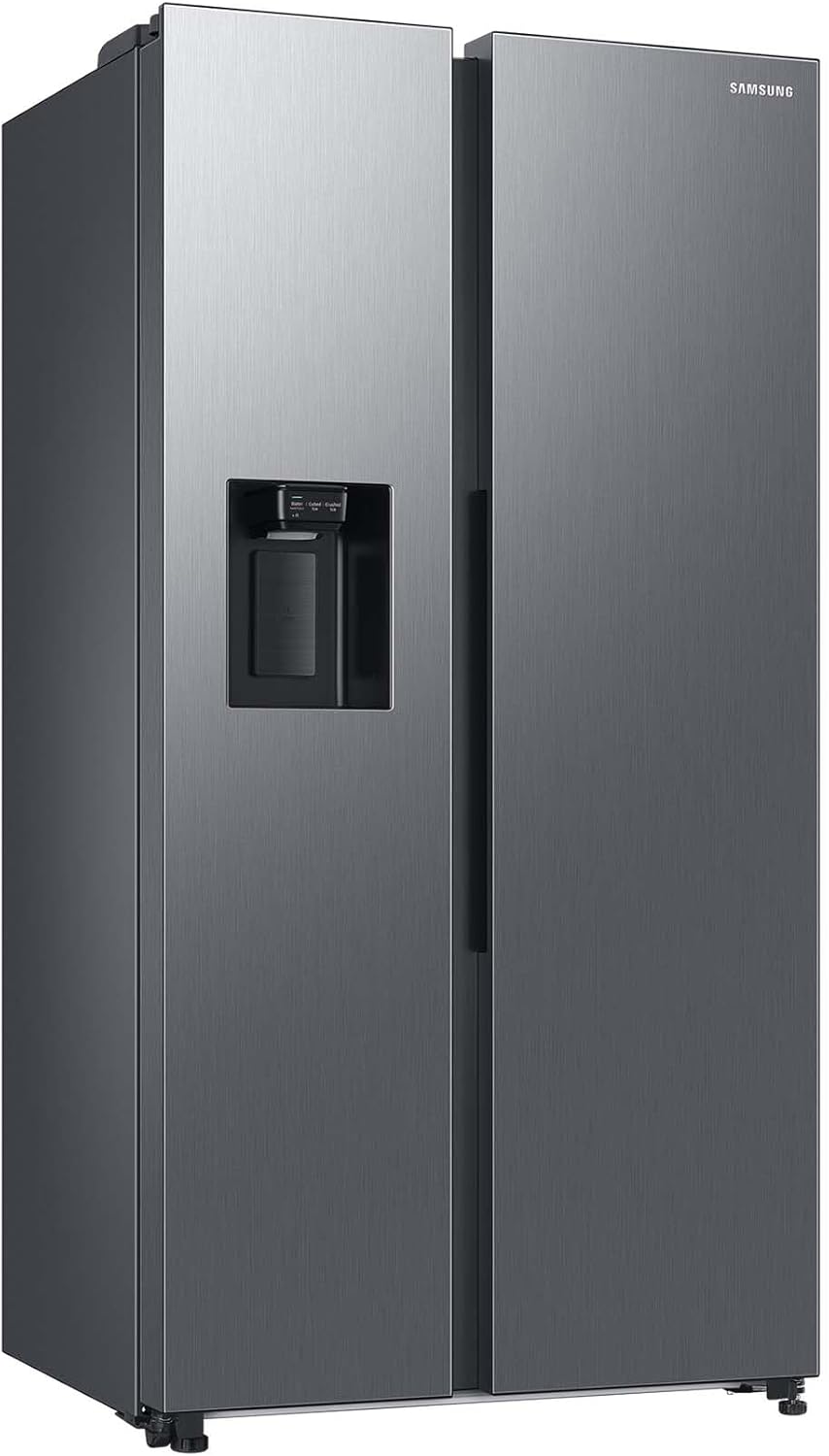 RS6GA8521B1/EG Side-by-Side Kühlschrank, 178 cm, 634 , 225  Gefriervolumen, Space Max Technologie, Premium Black Steel
