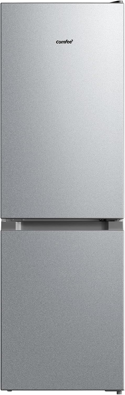 Comfee RCB169DK2(E) Fridge/Freezer Combination, 150 cm Height, Low Frost, Adjustable Fridge Temperature, LED Light, 195 kWh per Year, Fridge Capacity 115 L, 59 L Freezer, Black