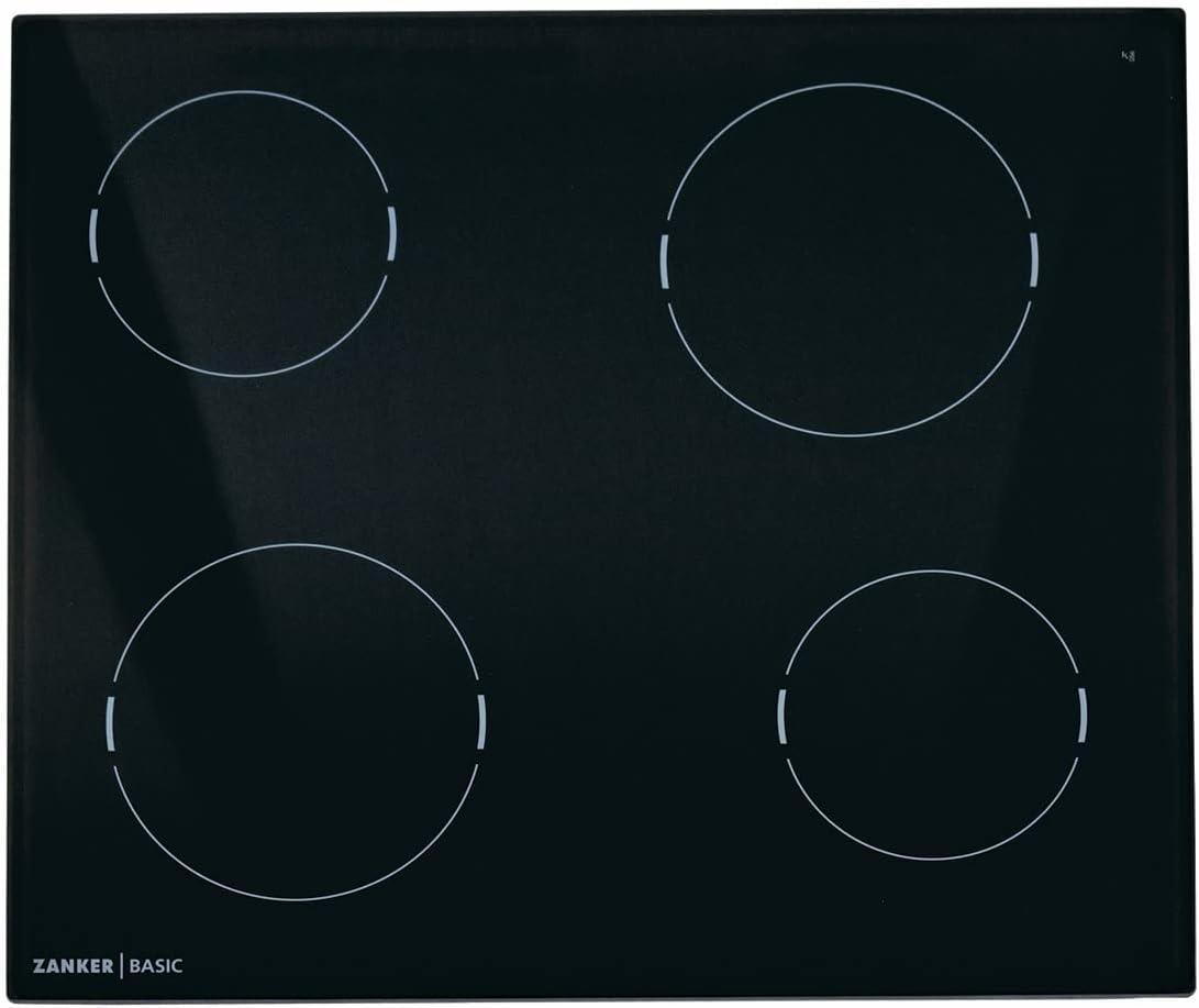 ZANKER 5616532114 ORIGINAL Glaskeramikplatte Ceranplatte Glasfeldplatte Glaskeramikglas Ersatzglasplatt Einbaukochfeldglasplatte Glaskochfläche Glas Kochfeld Herd rahmenlos Kochfeld Herd