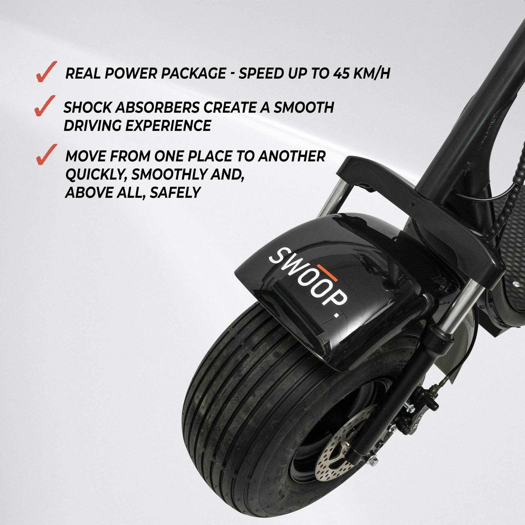 Swoop E-Scooter Cruiser Turbo 2000w