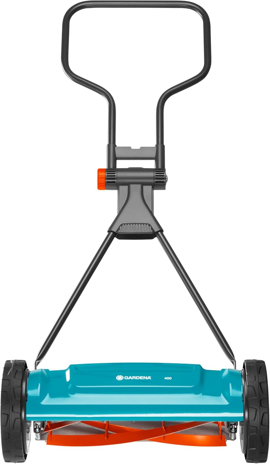 Gardena Classic Spindelmher 400: Handrasenmher mit 40cm Arbeitsbreite für bis zu 200 m Rasenflche, Messerwalze aus Qualittsstahl, berührungslose Schneidetechnik, geruscharm und przise (4018-20)