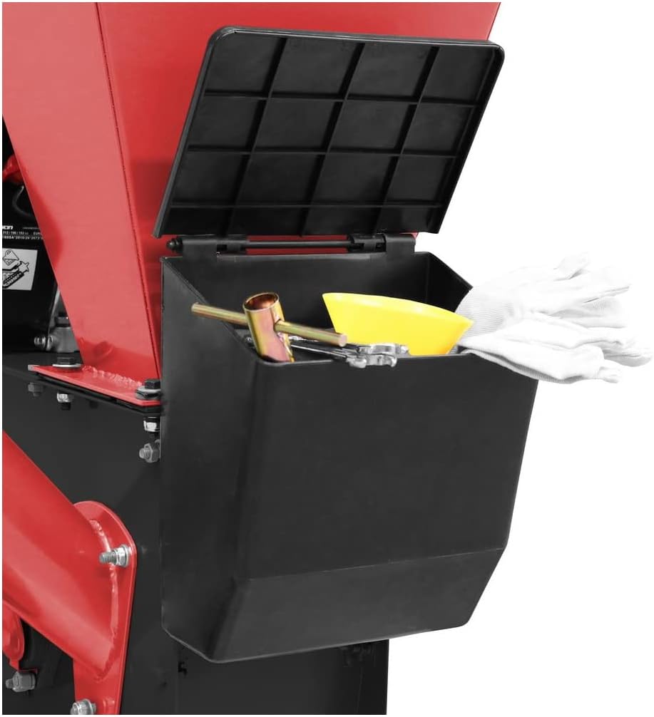 GÜDE GH 651 B Gartenhäcksler | Benzinmotor | 4800 Watt Leistung | Für Äste mit bis zu 76 mm Durchmesser | Fahrwerk