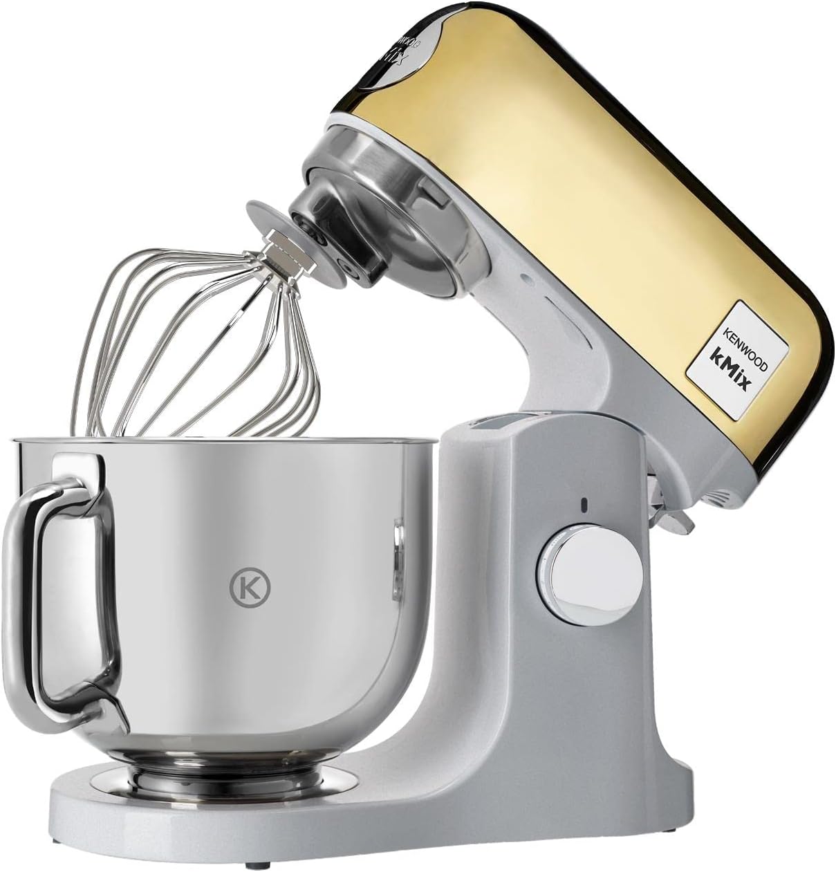 Kenwood kMix KMX750RD Küchenmaschine, 5 l Edelstahl Schüssel, Safe-Use-Sicherheitssystem, Metallgehuse, 1000 Watt, inkl. 3-Teiligem Patisserie-Set und Spritzschutz, Rot