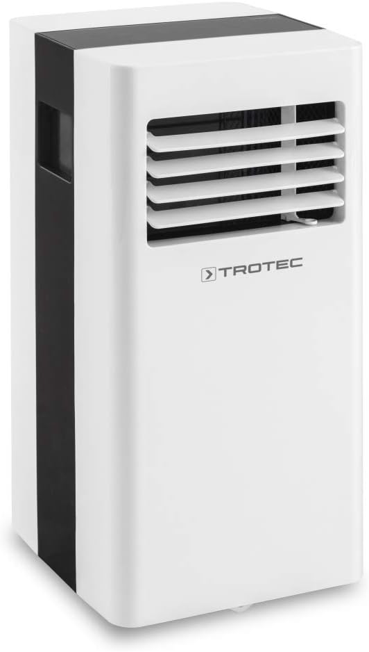 TROTEC PAC 2100 X mobile Klimaanlage 3-in-1 Kühlung, Ventilation, Entfeuchtung Monoblock-Klimagerät 2 kW 7.000 BTU/h für Raumgrößen bis 26 m² und 65 m³ 2 Ventilationsstufen