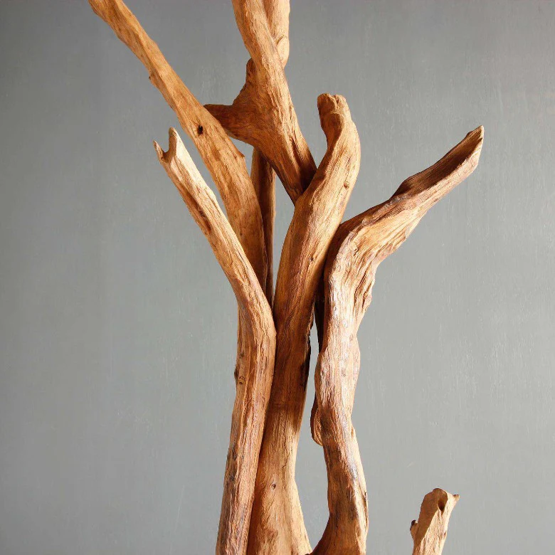 Wurzelholz Handtaschenstnder BLUMA Hhe 180 cm