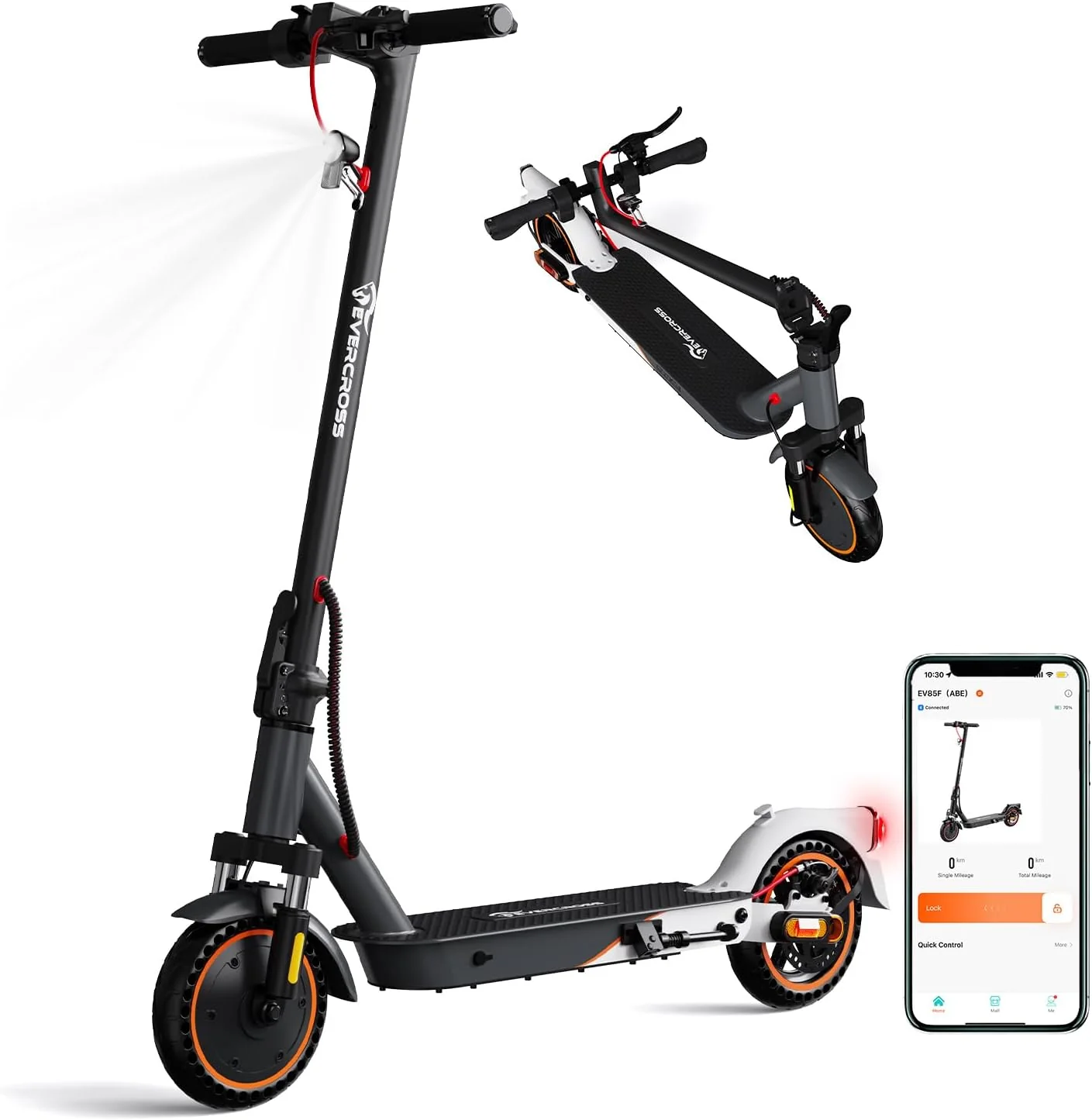 Evercross EV85F ABE E-Scooter mit 400W Motor