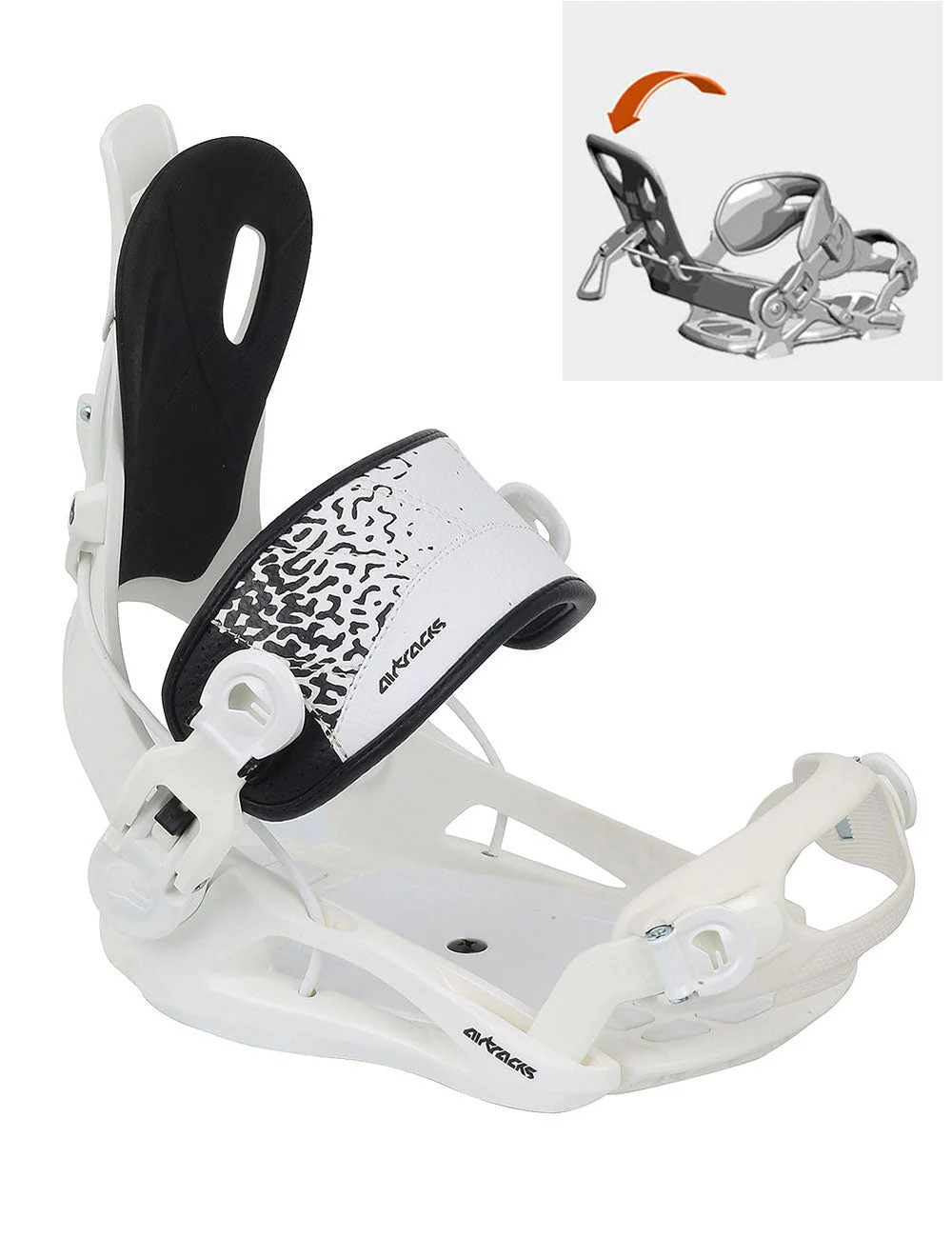 Snowboard Bindung Master W FASTEC System Setprodukt