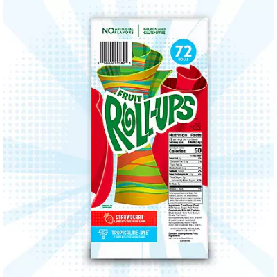Fruit Roll-Ups, Fruit Snacks, Variety Pack (0.5 oz., 72 ct.)
