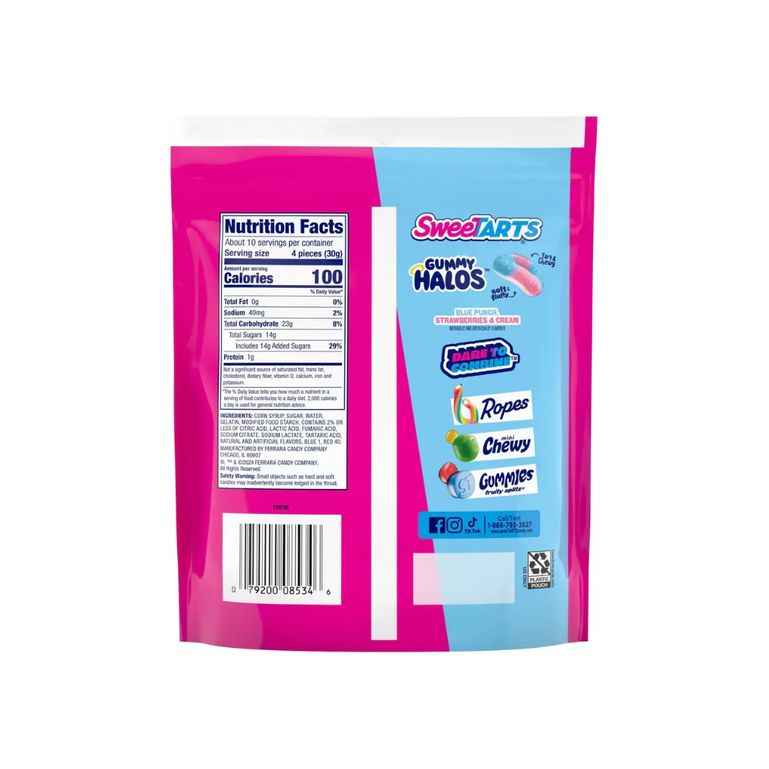 SweeTARTS Halos Candy Sub - 11oz